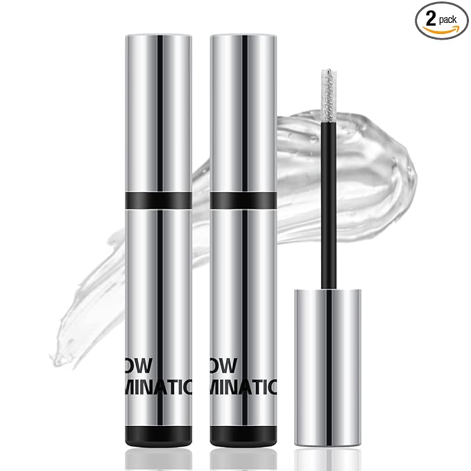Boobeen Brow Wax Clear, Waterproof Eyebrow Wax Styling Pencil, Shaping with Slanted Tip Application, Long-Lasting Hold