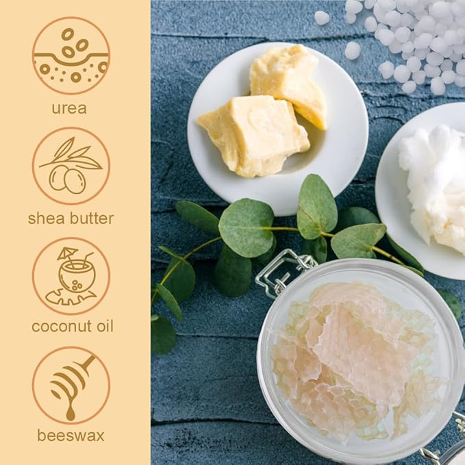 60% Urea Cream - Foot Hand Cream Stick for Dry & Cracked Feet Elbows Knees Heels Hands, Hydrates & Nourish Foot Care for Softening and Moisturizing, Removing Calloused Skin (Manuka Honey, 1.41 oz)