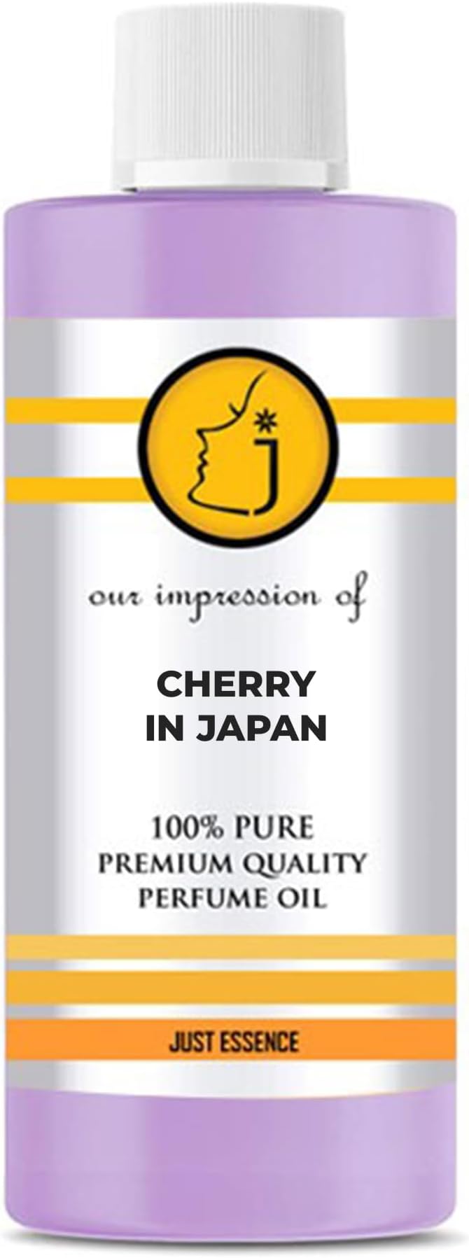 Just Essence Cherry in Japan Fregrance Perfume Oil for Perfume Making, Personal Body Oil, Soap, Lotion, Candle Making & Incense | Premium Quality Undiluted & Alcohol Free | 4 Fl Oz