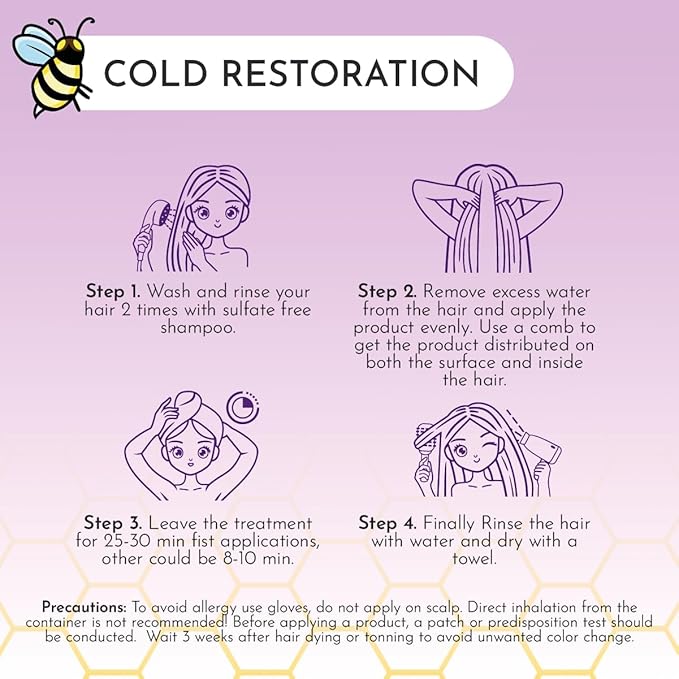 Japanese BTX Hair Mask for Damaged Hair B-TOX – Collagen & Keratin Treatment with Beeswax & Seaweed, Anti-Frizz, Protein Repair, Formaldehyde-Free, 8.8 oz