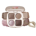Cool-Toned Nude & Mauve Brown Eyeshadow Palette–High-Pigment Matte Shimmer Eye shadow, Blendable Long-Lasting Waterproof Smokey Eye & Contour Palette for Nude Everyday Makeup Paleta de Sombras de Ojos