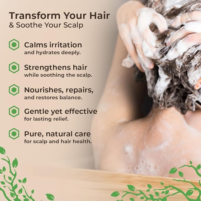 Eczema Psoriasis Shampoo & Conditioner Set for Men & Women - Anti Dandruff Shampoo for Dry Scalp & Hair - Seborrheic Dermatitis for Itchy Scalp Treatment - Eczema for Psoriasis