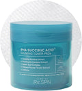 Re.SPN PHA Succinic Acid Calming Toner Pads – Daily Exfoliating, Hydrating and Soothing with CICA, Caffeine, Non-comedogenic, Vegan, Glass Skin, K-Beauty (70 Count)