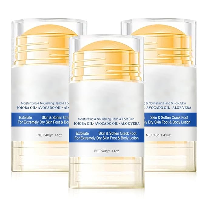 Cecurpo Hydrating and Anti-Cracking Foot Cream, 2026 Upgraded Moisturising and Soothes Cracking and Dryness Foot Cream, Foot Lotion Heel Stick Renews and Hydrates Dry and Cracked Feet and Hand (3)