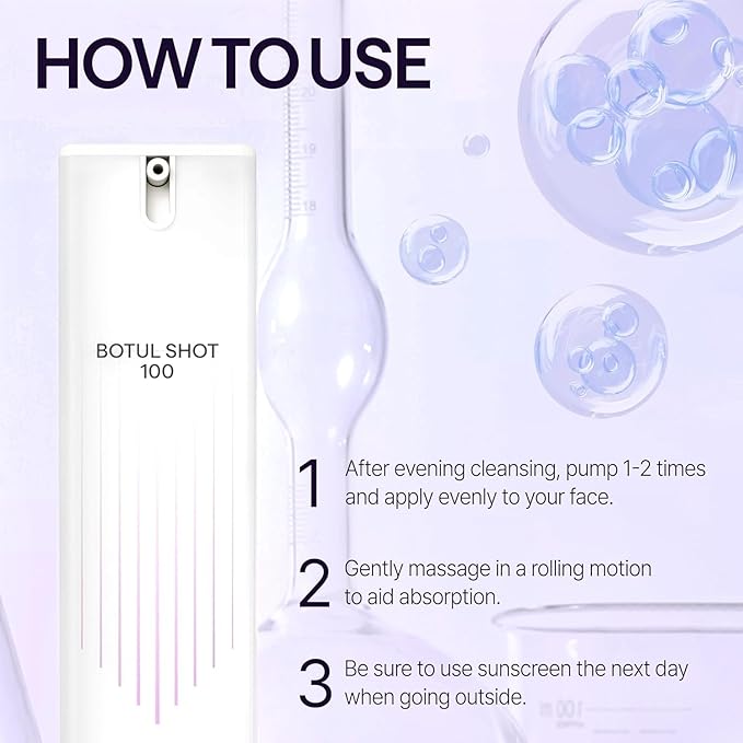 BOTUL SHOT 100 - Korean Microneedling Skin Booster with Centella Asiatica, Hyaluronic Acid and BOP SOME for Daily Pore Tightening, 1.68 fl.oz (50 ml)