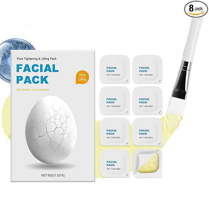 Baysea Zombie Facial Mask - Zombie Mask Skin Care, Zombie Wash Off Face Mask, Hydrating Skincare Face Mask For Smooth Skin Repair, Pore Tightening & Lifting Deep Cleansing Clay Mud Mask