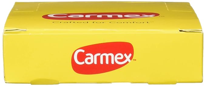 Carmex Classic Lip Balm Medicated, 0.25 Ounce (Pack of 12)