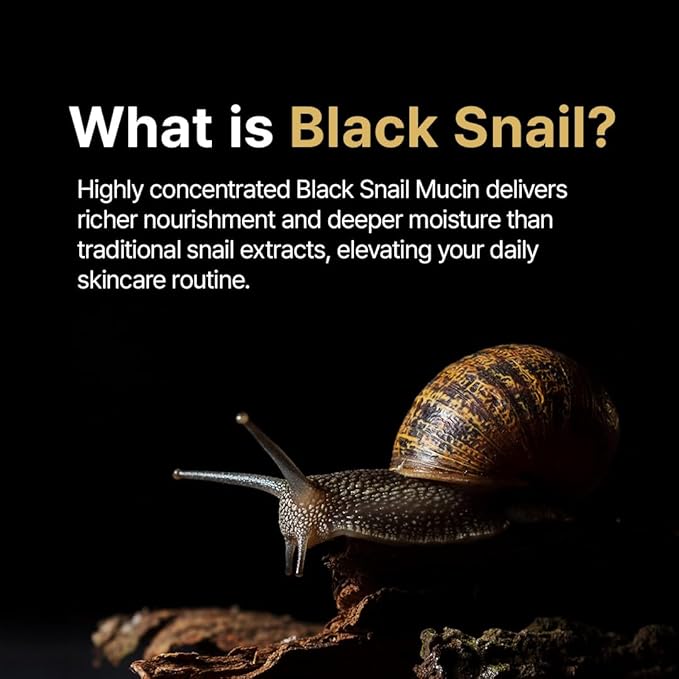 Farmstay Black Snail & Peptide9 Perfect Ampoule, Korean Snail Mucin Serum for Elastic & Glow Skin, Boosting Radiance & Repairing Skin Barrier Serum, for Women & Men, Korean Skin Care, 1.18 Fl. Oz.