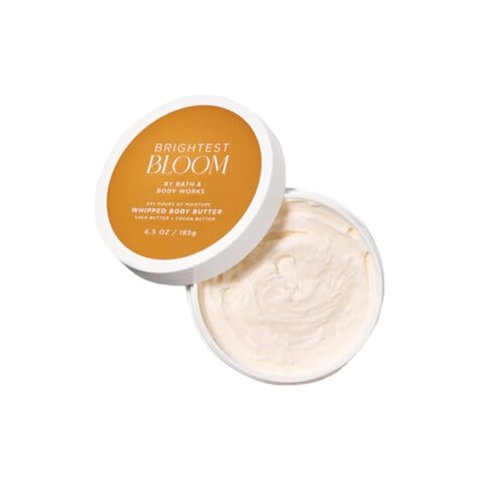 Bath & Body Works Brightest Bloom Whipped Body Butter - 6.5 oz / 185 g (Brightest Bloom)