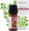 Essences Bulgaria Organic Greek Oregano Essential Oil 1/3 Fl Oz | 10ml | Origanum vulgare SSP. hirtum | 100% Pure and Natural | Undiluted | Therapeutic Grade | Family Owned Farm | Steam-Distilled