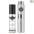 CA Perfume Duo Impression of Oud Wood Intense For Women And Men Perfume Layering Set Long Lasting Travel Size EDP + Body Oil Roll-On Bottle 0.27 Fl Oz+0.33 Fl Oz