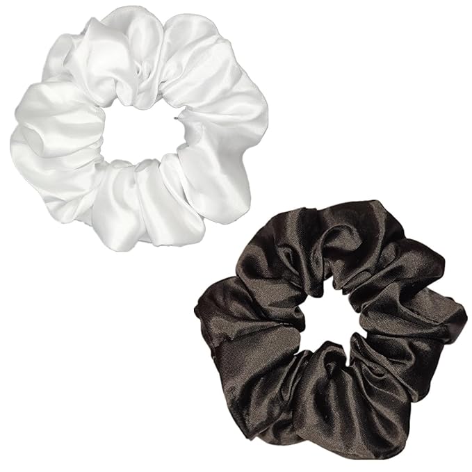 12 Pcs Satin Silk Hair Scrunchies Soft Hair Ties Fashion Hair Bands Hair Bow Ropes Hair Elastic Bracelet Ponytail Holders Hair Accessories for Women Girls (4.5 Inch, Assorted Classic color)