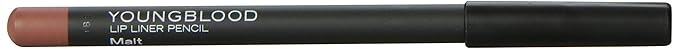 Youngblood Clean Luxury Cosmetics Lip Liner Pencil, Malt | Long Lasting Creamy Matte Lip Liner Pencil | Cruelty Free, Paraben Free, Gluten Free, Vegan (Pack of 2)