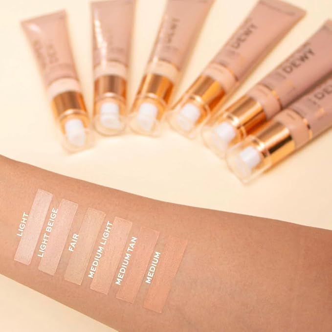 Makeup Revolution, Superdewy Tinted Moisturiser, Light Coverage, Dewy Finish, Fair, 1.85 fl. Oz.