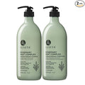 Luseta Rosemary Mint Strengthening Shampoo and Conditioner Set Nourish & Smooth Damaged Hair Thickening Shampoo for Thinning Hair,Add Shine for All Hair Types, for Men and Women 33.8oz×2