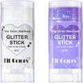 Face Body Glitter Stick,Music Festival Accessories Outfits for Women,Hair Glitter Makeup,Mermaid Chunky Glitter Face Paint,Waterproof Sparkle Face Glitter for Country Concert