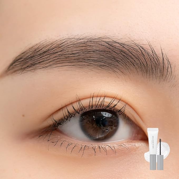 Rom&nd Han All Brow Fixer | Clear, Long-Lasting Eyebrow Gel for Natural Hold & Matte Finish | Non-Crunchy, Flake-Free