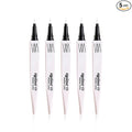 5 PCS White Eyeliner Pencils,Professional Long Lasting Waterproof White Makeup Pencils,Highly Pigmented Inner Corner Eye Highlighter Eyeliner Pencil 01