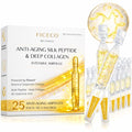 NAD+ Silk Peptides Serum for Face | Anti-Aging Facial Serum 85% Multi-Peptide Complex, Deep Collagen, Niacinamide and 4D Hyaluronic Acid for Wrinkles, Fine Lines & Radiance 25 Pcs