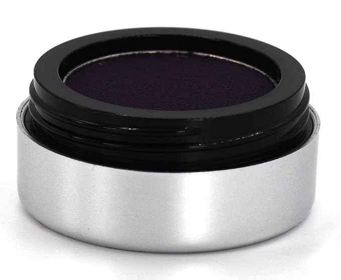 Pure Ziva Matte Violet Eggplant Satin Lavender Deep Purple Cake Eyeliner & Pressed Eyeshadow, Water Activated Powder; Gluten & Cruelty Free