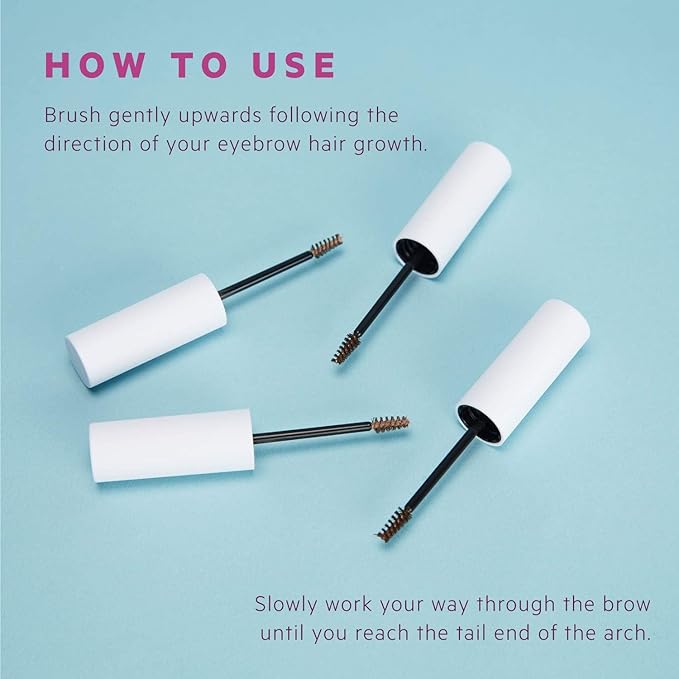 FLOWER BEAUTY By Drew Barrymore Fiber Fix Eyebrow Gel - Tinted Brow Mascara + Fixative for Eyebrows -Long-Lasting + Natural Finish -Vegan + Cruelty-Free - Blonde
