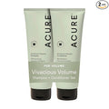 Acure Vivacious Volume Shampoo and Conditioner Set - Thickening & Volumizing Hair Care for Thick, Full Locks, Boost for Thin, Fine Hair, Sulfate Free, Paraben Free, Vegan - 8 fl oz (Pack of 2)