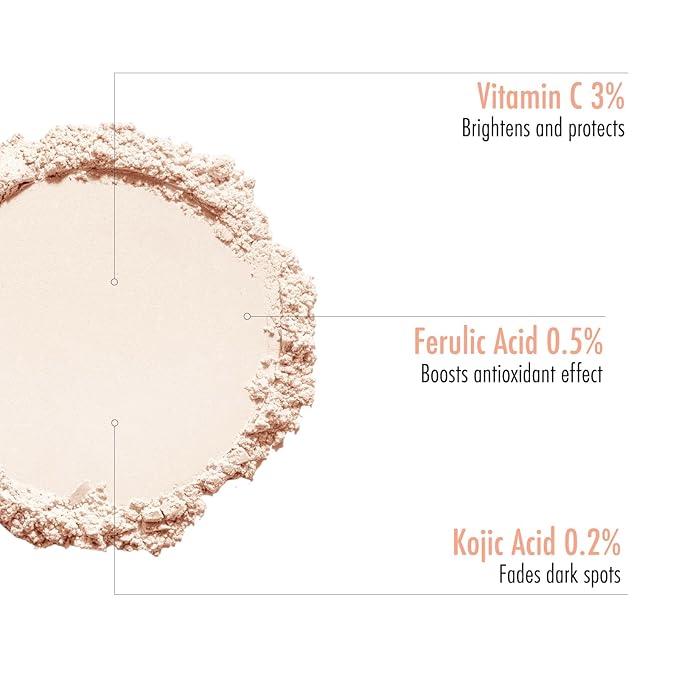 Maruderm Brightening Fruit Enzyme Powder Peeling - Gentle Exfoliating Face Cleanser for Dark Spots with Vitamin C - Uneven Skin Tone & Brighter Looking Skin - Powder Formula for Easy Use - 60g