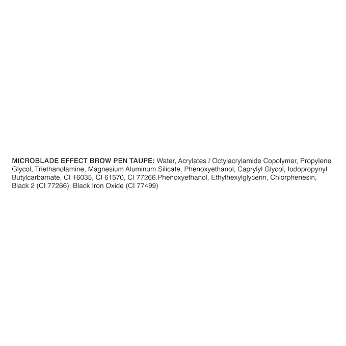 bdb Microblade Effect: Brow Pen - Waterproof, Smudge-Proof, Long Lasting, Taupe