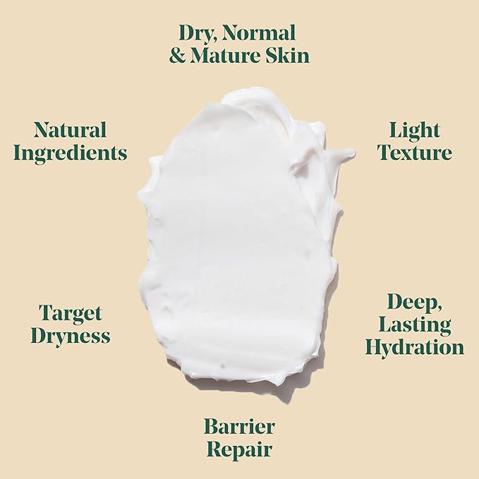 goodness Every Evening Night Cream for Face – Deep Hydration Moisturizer with Ceramides & Hyaluronic Acid – Rich Overnight Face Cream for Dry, Normal & Mature Skin