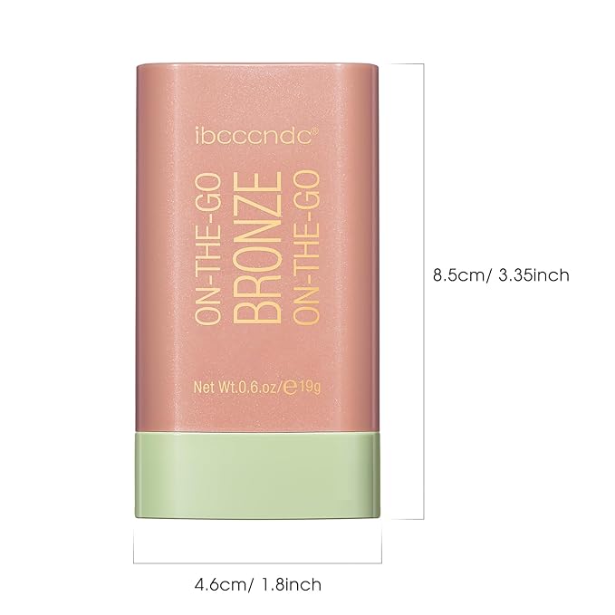 Highlighter Makeup Stick - Blush Highlighters Makeup Stick for Face & Body, Natural Silky Shimmer Highlight, Bendable Long Lasting Cream Korean Highlighter (#A02 Soft Glow)