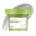 TEEROVA Mung Bean Pore Clay Mask, Fragrance Free Wash Off Mask for Blackhead & Whitehead, Gently Exfoliate Cleanse and Tighten Pores, 3.17 oz.