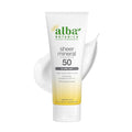 Alba Botanica Mineral Sunscreen Lotion SPF 50, Broad Spectrum, Fragrance Free, 3 Fl Oz (Packaging May Vary)