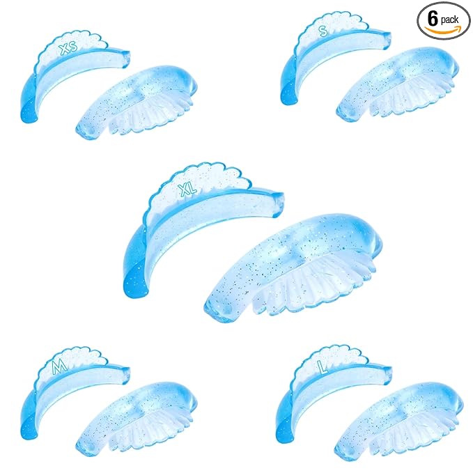 Lash Lift Pads custom Jelly blue shape 3d eye lash perm pads transparent Colorful Extension eyelash silicone rods Recycling lash lift shields