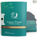 Premium Facial Oil Blotting Paper, 200 Counts - Natural Bamboo Charcoal Face Blotting Sheets, Easy Take Out Design - Top Handy Oil Absorbing Tissues - Oily Skin Care or Make Up Must Have!