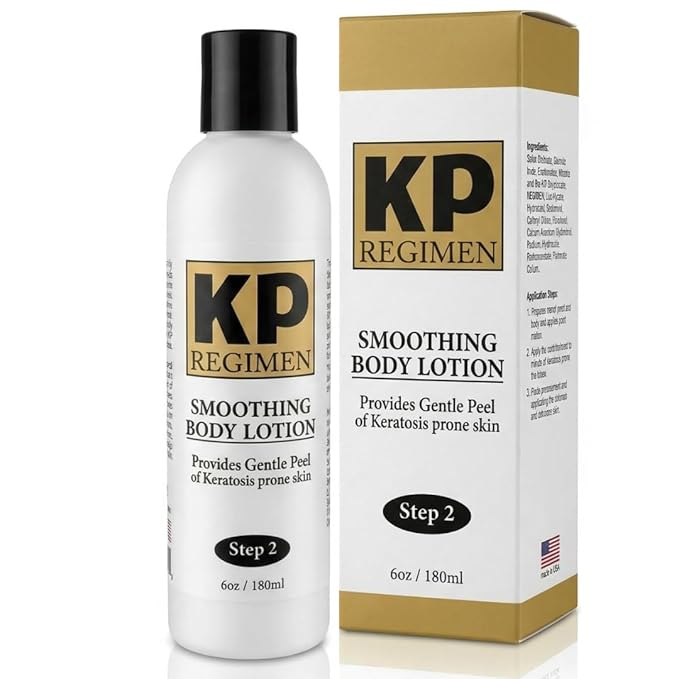 KP Regimen Keratosis Pilaris Exfoliating Body Lotion For Treatment of Keratosis Prone Skin - 6.0 OZ
