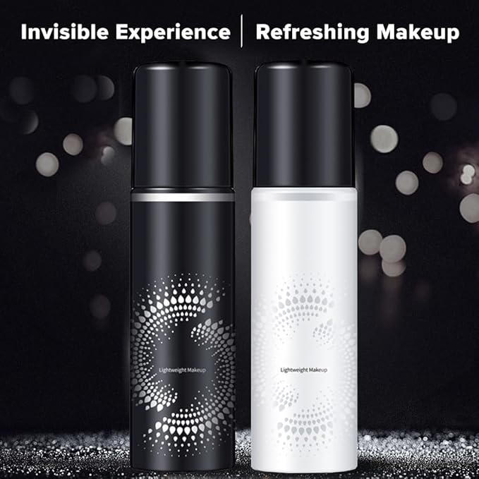 2PCS Makeup Setting Spray Set - Weightless, Long-Lasting, Waterproof, Water-Based Formula, Oil Control and Hydrating for All Skin Types