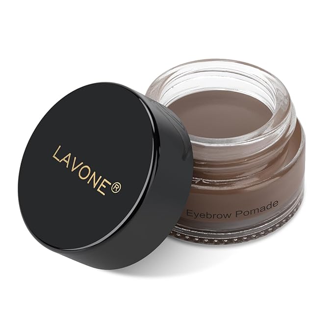Eyebrow Pomade - Waterproof Brow Pomade for Long-lasting Results,Smudge Proof and Sweat Resistant Formula,Natural Eyebrow Makeup for All Skin Types and Tones - Light Brunette