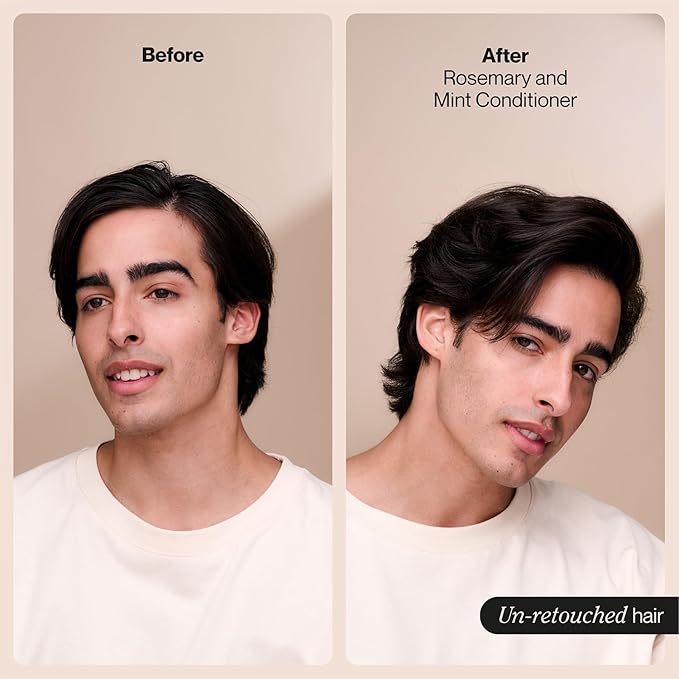 Suave Conditioner, Rosemary & Mint, 2-Size Bundle – Gentle, Invigorating Conditioner for Revitalizing Dry, Damaged Hair