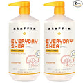 Alaffia Conditioner, Unscented 2-Pack – EveryDay Shea Moisture-Rich Conditioner with Shea Butter and Coconut Oil, 32 Oz Ea