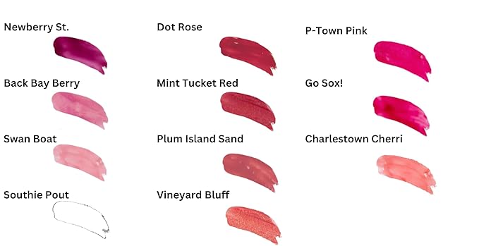 Dot Rose Lip Gloss (.25oz) Vegan, Gluten-Free, Cruelty-Free Formula With Aloe, Vitamins C & E, Spearmint Extract and a Sheer Shine Finish for Soft, Fuller-Looking, Hydrated Lips