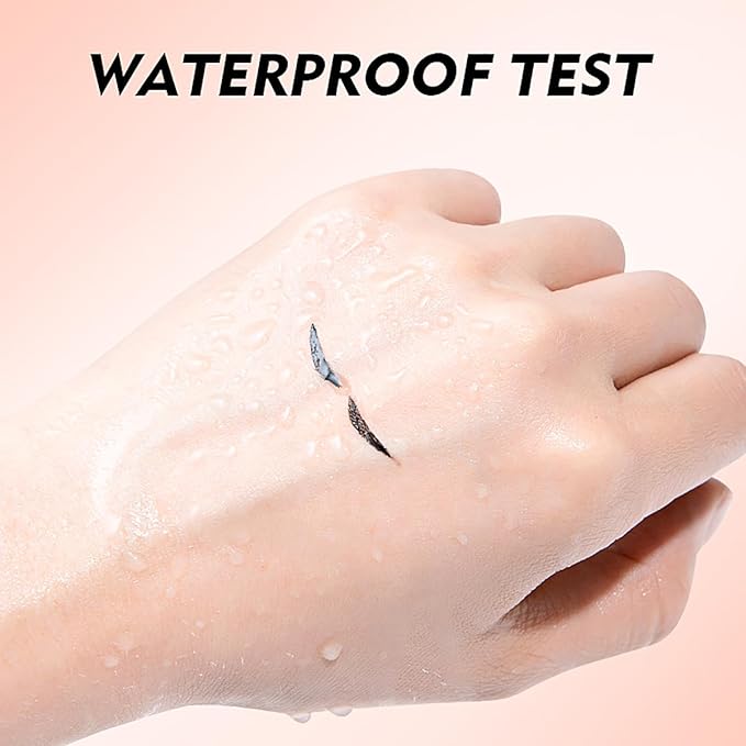 2 PCS Dual-Ended Eyeliner Stamp, Foldable Winged Liner Stamp, Easy to Apply Cat Eye Stamp with L/R Markings, Smudge-Resistant, Beginner-Friendly Winged Eyeliner (Black & Brown)