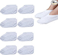 8 Pairs Dry Feet Healing Socks for Men and Women Lotion Moisturizing Socks Spa Overnight Absorbing for Dry Cracked Feet (Under Size 6, Count, 16.0)