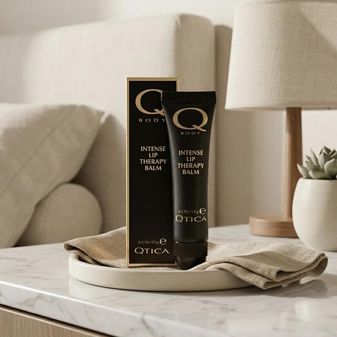 Qtica Intense Lip Repair Balm - Set of 6 by QTICA Beeswax Smooth Creamy Texture Restorative Lip Gel for Dry, Chapped Lips Instant Hydration, Softness