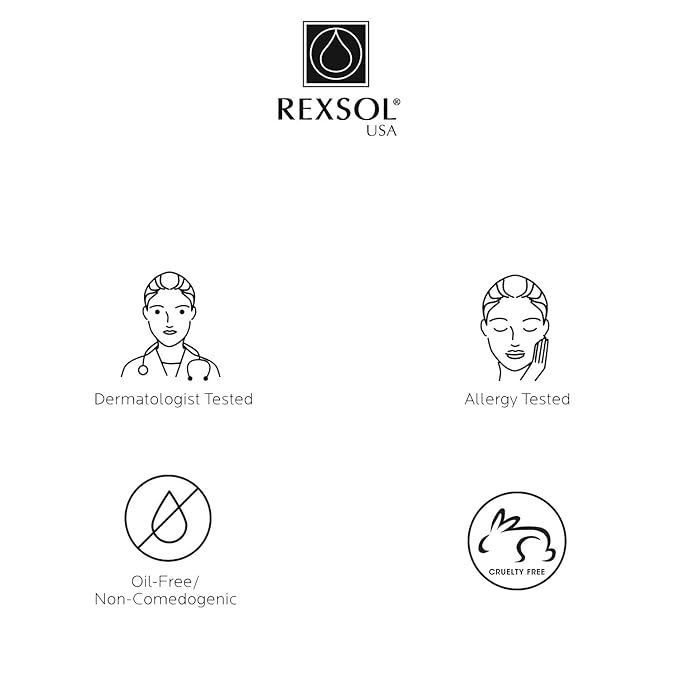 REXSOL Vitamin C Foaming Gel Face Wash | Anti-Aging Cleanser for Sensitive Skin | Natural Daily Facial Cleanser with Vitamins A & E - 8.1 OZ