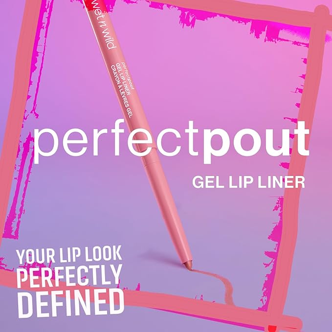 wet n wild Perfect Pout Gel Lip Liner, Rich Creamy Long Lasting Color, Well-Defined and Flawless Application, Vegan & Cruelty-Free -Comes Naurally