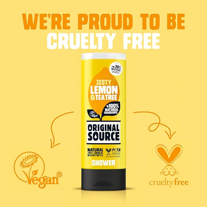 Original Source Lemon and Tea Tree Shower Gel, 250ml