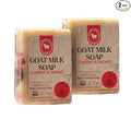 Honey Sweetie Acres 2-Pack of Cherry Almond Goat Milk Soap - Handmade 5 oz Bar, Made with Natural Ingredients, Moisturizing & Gentle, Made in the USA