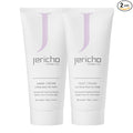 Jericho Dead Sea Hand & Foot Cream Set – Nourishing Aloe, Olive Oil & Dead Sea Minerals for Soft, Smooth Skin - 2 Pack (Hand Cream + Foot Cream), 3.4 oz Each