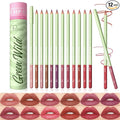 Pudaier 12-Color Lip Liner Set - Matte Velvet Lip Liners With Storage Bucket, Waterproof & Long-Lasting Nude Lip Liner Pencils, Creamy Smooth & High Pigmented, for Defining & Filling Lips