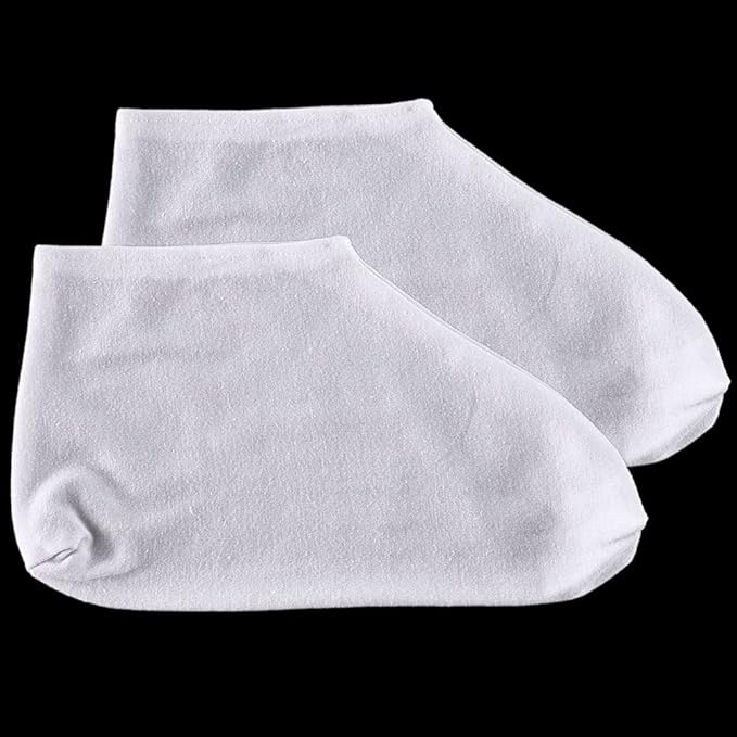 4Pairs Dry Feet Healing Socks for Men and Women Lotion Moisturizing Socks Spa Overnight Absorbing for Dry Cracked Feet (Under Size 6, Count, 8)